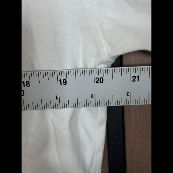 Joseph LTD T Shirt Large Mens White V Neck Perfect Tee Short Sleeve - Picture 3 of 7